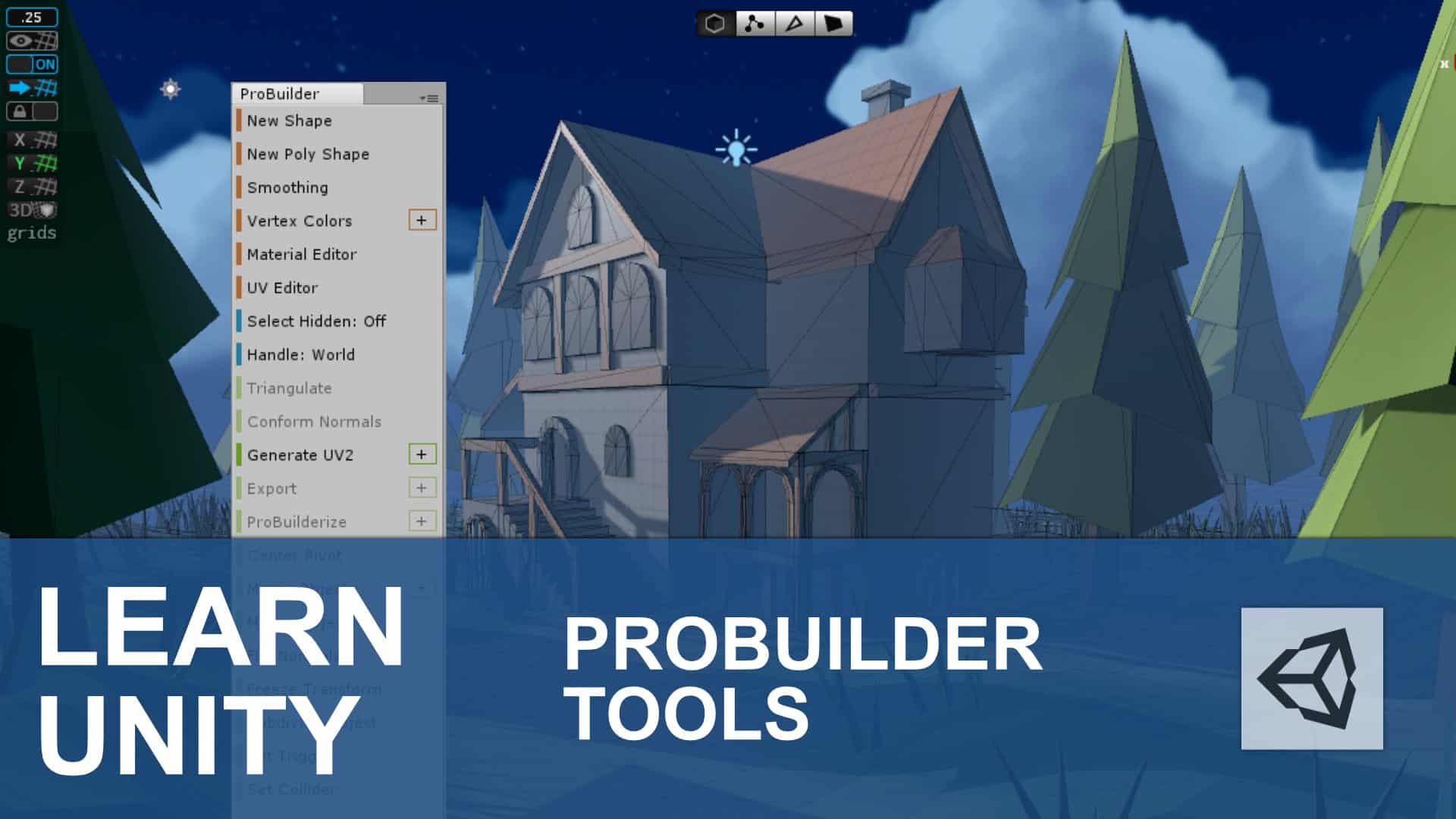 [Skillshare] The Unity 3D Probuilder Essentials Course